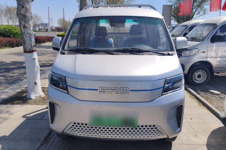 Used SRM New Energy T3L EV 2025 Model—Fudi 42.3 kWh, 3.2-meter Flatbed Truck Front