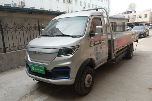 Used SRM New Energy T5L EV 2023 Standard Model 3.8-meter Cargo Box Flatbed Truck 55.7 kWh