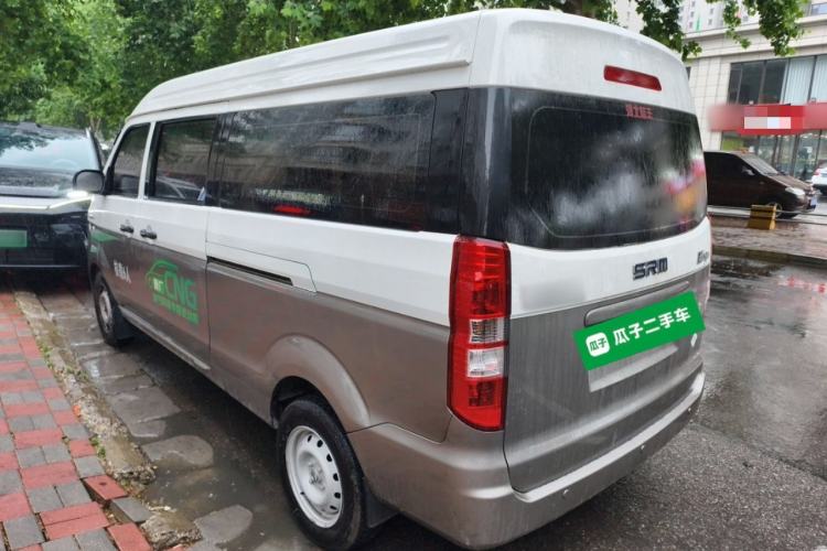 Used SRM New Haishi X30L 2024 1.5L CNG Super Enjoyment Version Passenger Van 6/7 Seats SWCC15M Rear Left 45 Deg