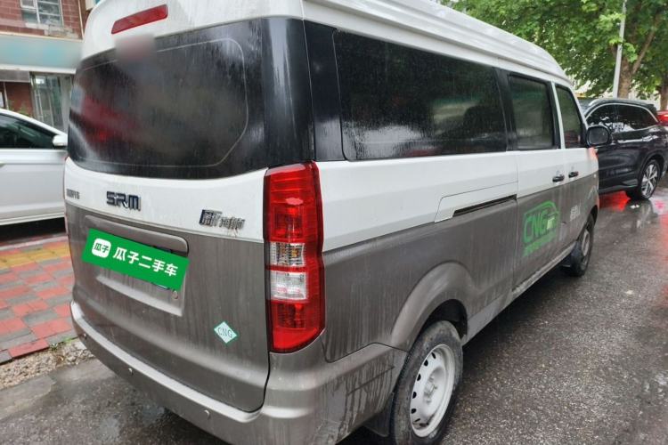 Used SRM New Haishi X30L 2024 1.5L CNG Super Enjoyment Version Passenger Van 6/7 Seats SWCC15M Rear Right 45 Deg