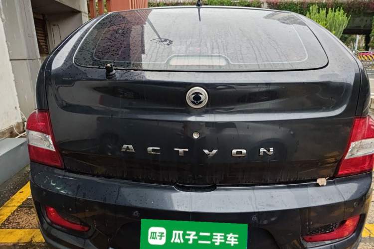 Used SsangYong Actyon 2014 2.3L Two-Wheel Drive Manual Transmission Entry-Level Gasoline Version Rear