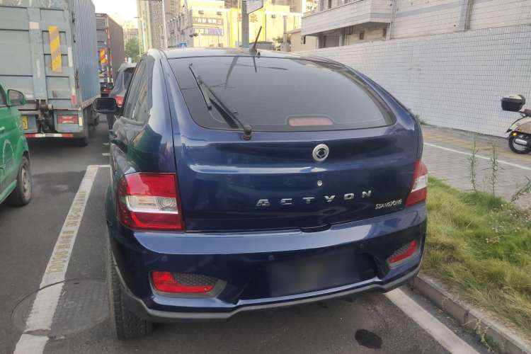 Used SsangYong Actyon 2014 2.3L Two-Wheel Drive Manual Transmission Entry-Level Gasoline Version Rear