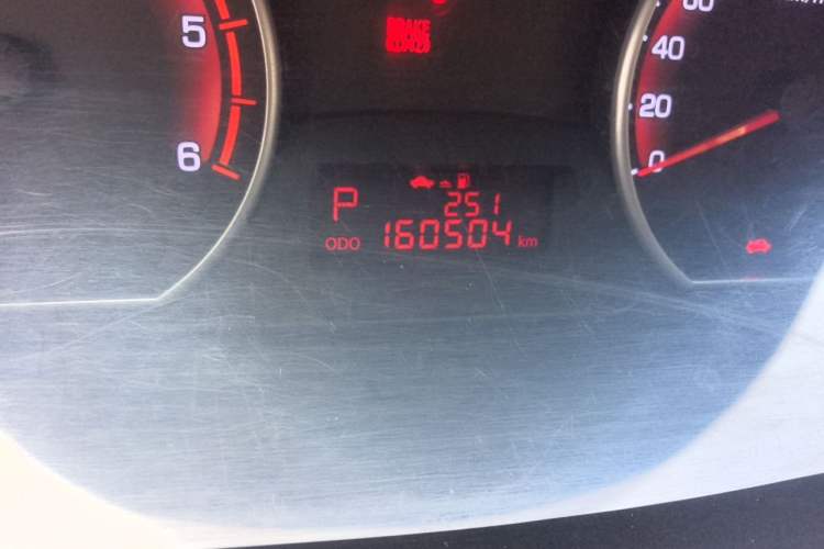 Used SsangYong Actyon 2014 2.0T Two-Wheel Drive Automatic Elite Diesel Edition Odometer Close Up
