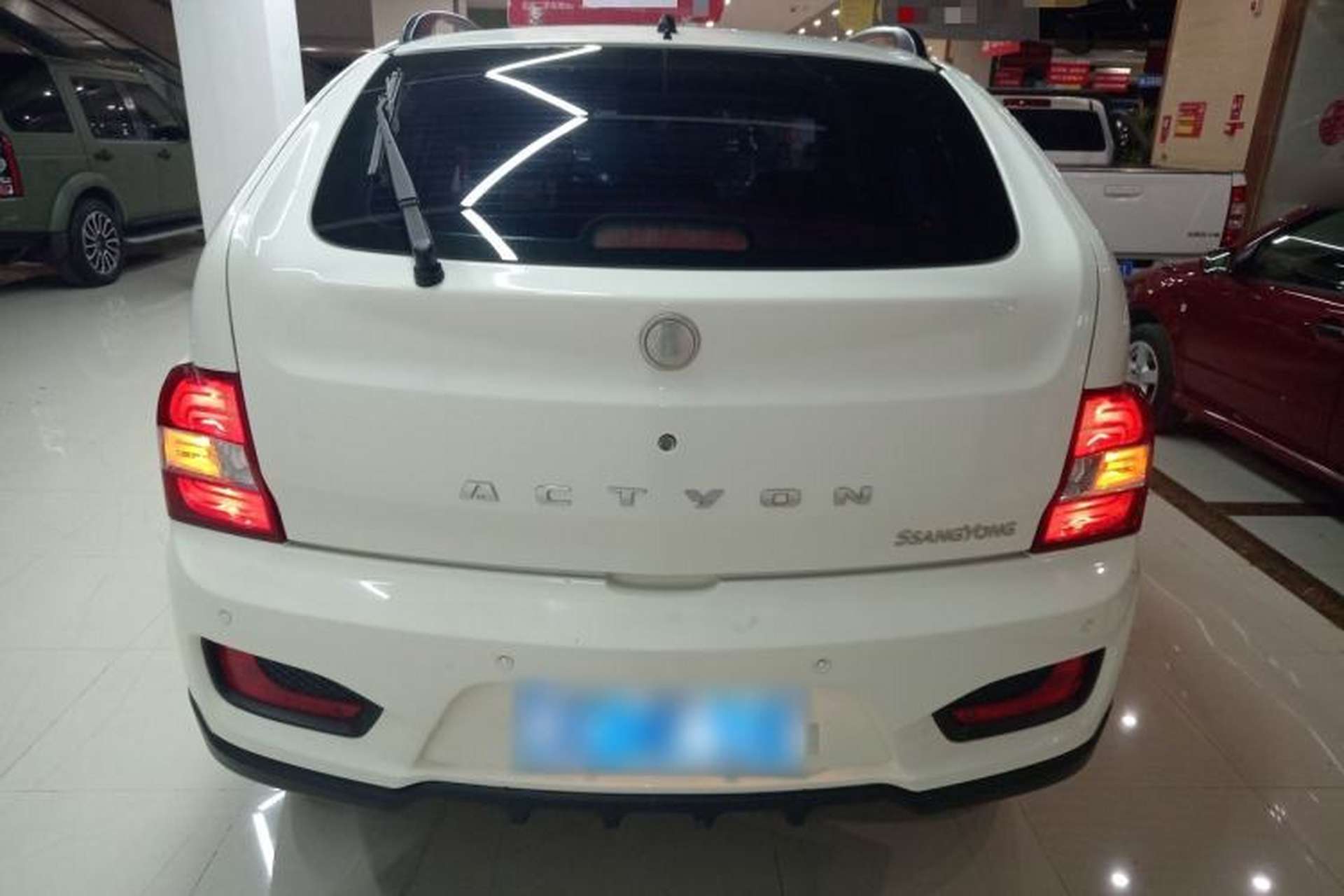 Used SsangYong Actyon 2014 2.3L Two-Wheel Drive Automatic Elite Gasoline Version Rear
