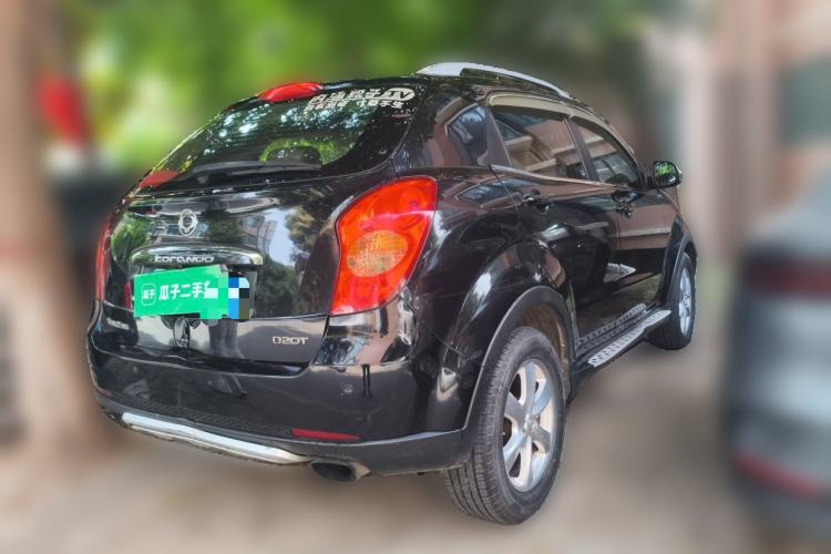 Used SsangYong Korando 2011 2.0T Diesel Two-Wheel Drive Automatic Elite Navigation Version Rear Right 45 Deg