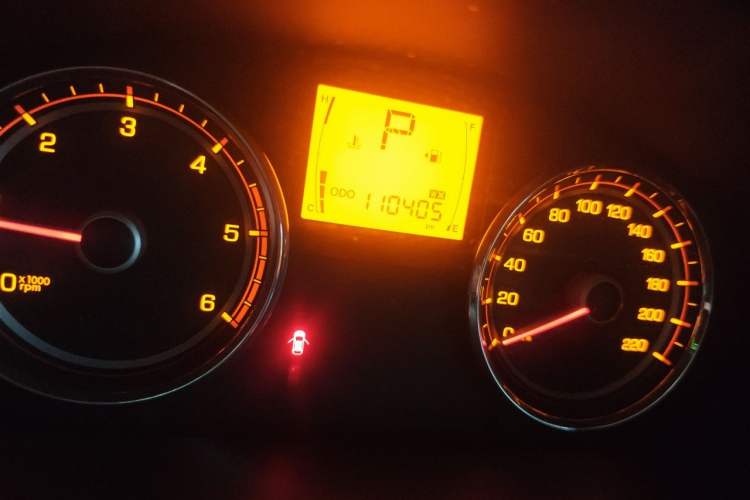 Used SsangYong Korando 2011 2.0T Diesel Two-Wheel Drive Automatic Elite Navigation Version Odometer Close Up