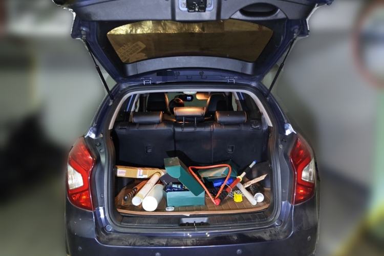 Used SsangYong Korando 2013 2.0L Gasoline Two-Wheel Drive Automatic Elite Edition Trunk