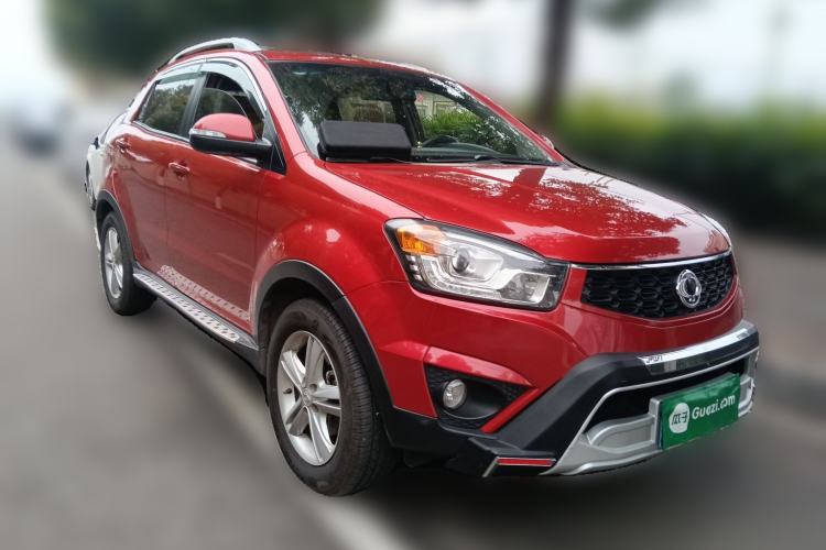 Used SsangYong Korando 2013 2.0L Gasoline 4x4 Automatic Elite Navigation Edition Front Right 45 Deg
