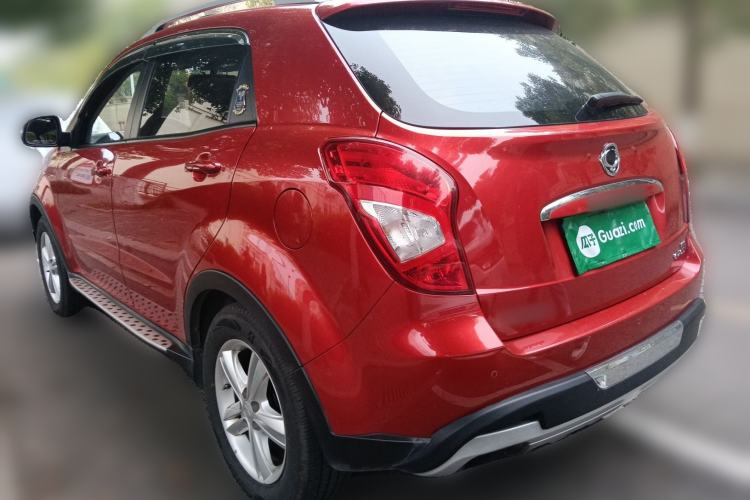 Used SsangYong Korando 2013 2.0L Gasoline 4x4 Automatic Elite Navigation Edition Rear Left 45 Deg