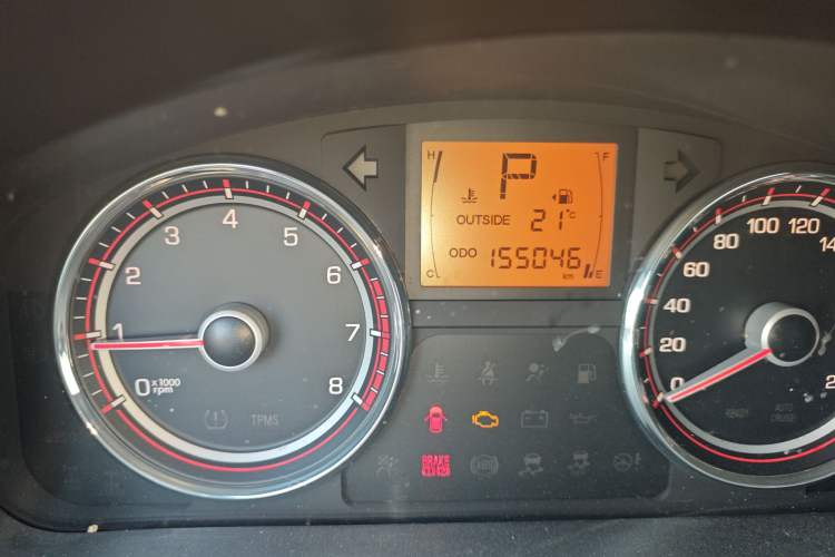 Used SsangYong Korando 2013 2.0L Gasoline Two-Wheel Drive Automatic Elite Edition Odometer Close Up
