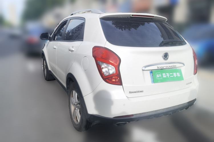 Used SsangYong Korando 2013 2.0L Gasoline 4x4 Automatic Elite Navigation Edition Rear Left 45 Deg