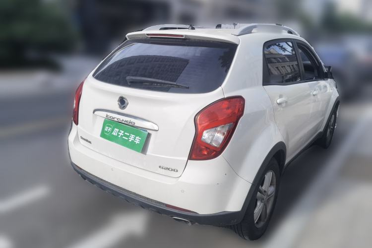 Used SsangYong Korando 2013 2.0L Gasoline 4x4 Automatic Elite Navigation Edition Rear Right 45 Deg