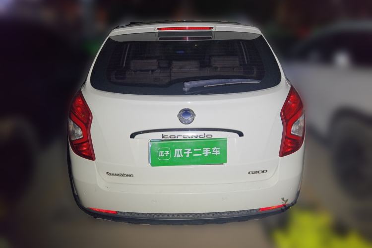 Used SsangYong Korando 2013 2.0L Gasoline Two-Wheel Drive Automatic Elite Edition Rear