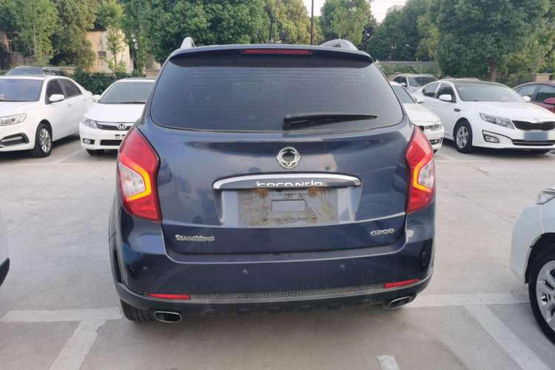 Used SsangYong Korando 2014 2.0L Gasoline Two-Wheel Drive Manual Comfort Navigation Edition Rear