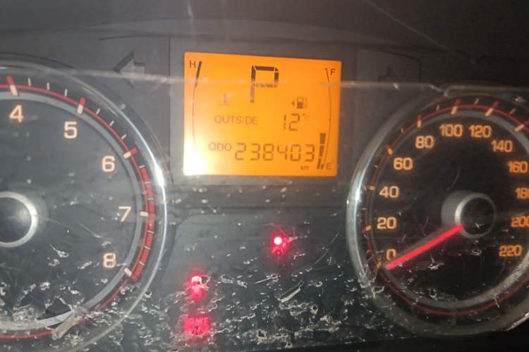 Used SsangYong Korando 2014 2.0L Gasoline Two-Wheel Drive Automatic Elite Navigation Edition Odometer Close Up