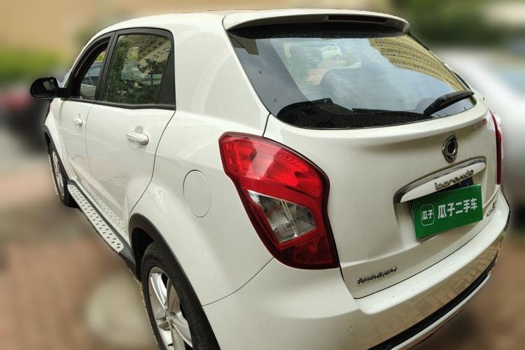 Used SsangYong Korando 2014 2.0L Gasoline 4x4 Automatic Luxury Navigation Edition Rear Left 45 Deg