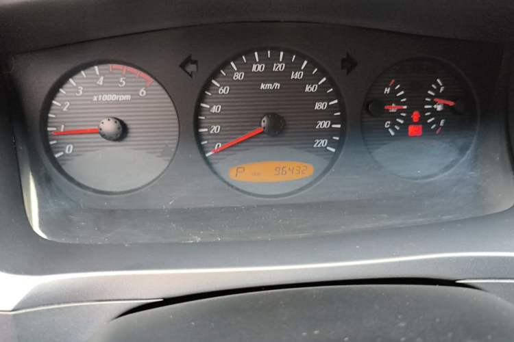 Used SsangYong Kyron 2011 2.0T Four-Wheel Drive Elite Navigation Edition Odometer Close Up