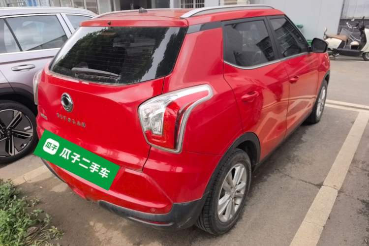 Used SsangYong Tivolan 2015 1.6L Automatic Two-Wheel Drive YARiS L Version Rear Right 45 Deg