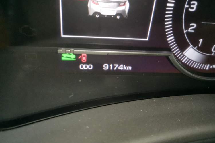 Used Subaru BRZ 2022 2.4L Manual Version Odometer Close Up