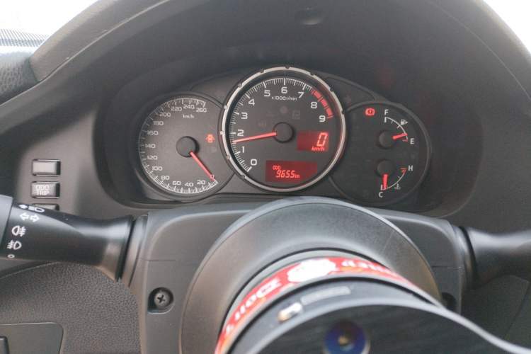 Used Subaru BRZ 2013 2.0i Manual Luxury Model Odometer Close Up