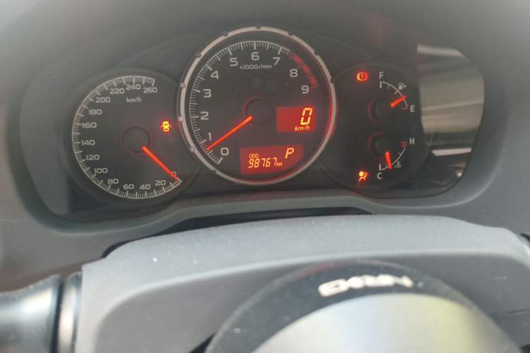 Used Subaru BRZ 2013 2.0i Automatic Luxury Model Odometer Close Up