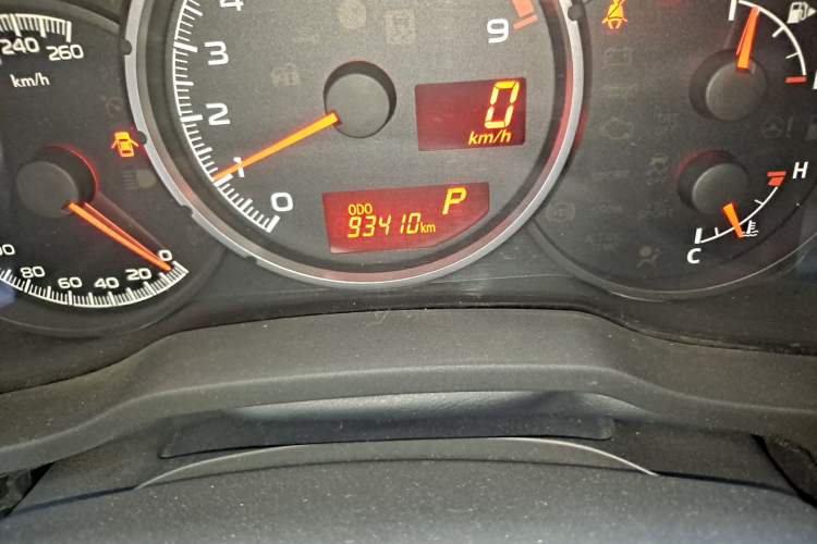 Used Subaru BRZ 2013 2.0i Automatic Luxury Model Odometer Close Up