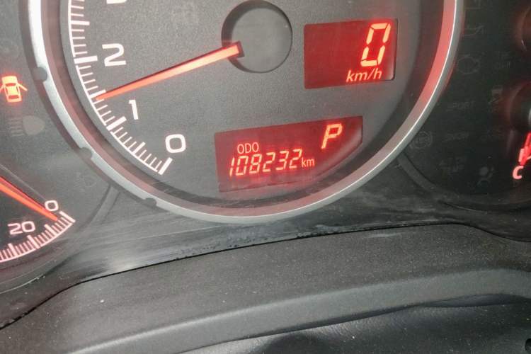 Used Subaru BRZ 2013 2.0i Automatic Luxury Model Odometer Close Up