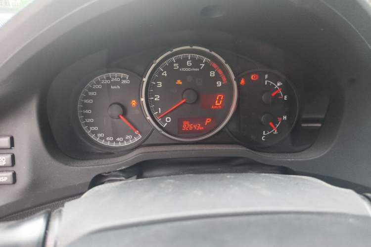 Used Subaru BRZ 2013 2.0i Automatic Luxury Model Odometer Close Up