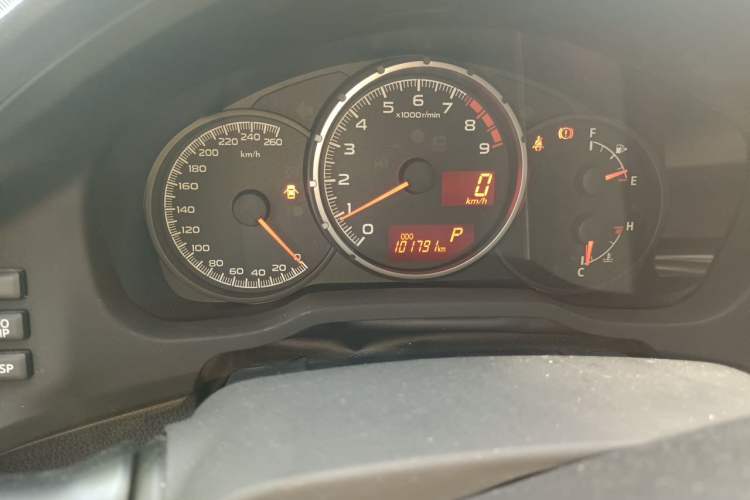 Used Subaru BRZ 2013 2.0i Automatic Luxury Model Odometer Close Up