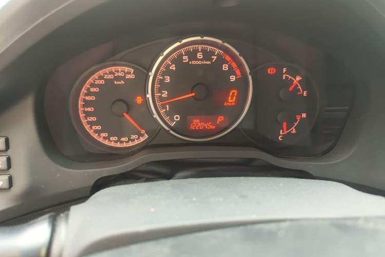 Used Subaru BRZ 2013 2.0i Automatic Luxury Model Odometer Close Up
