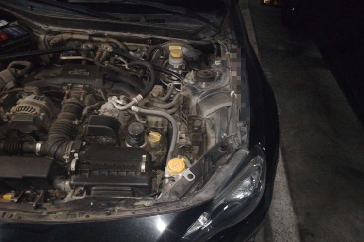 Used Subaru BRZ 2015 2.0i Manual Model Engine Bay Left