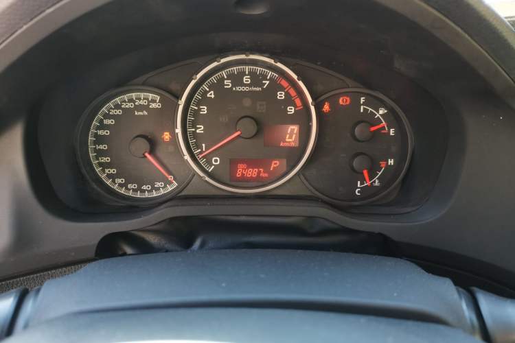 Used Subaru BRZ 2015 2.0i Automatic Model Odometer Close Up