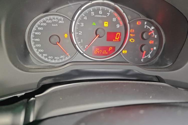 Used Subaru BRZ 2015 2.0i Automatic Model Odometer Close Up