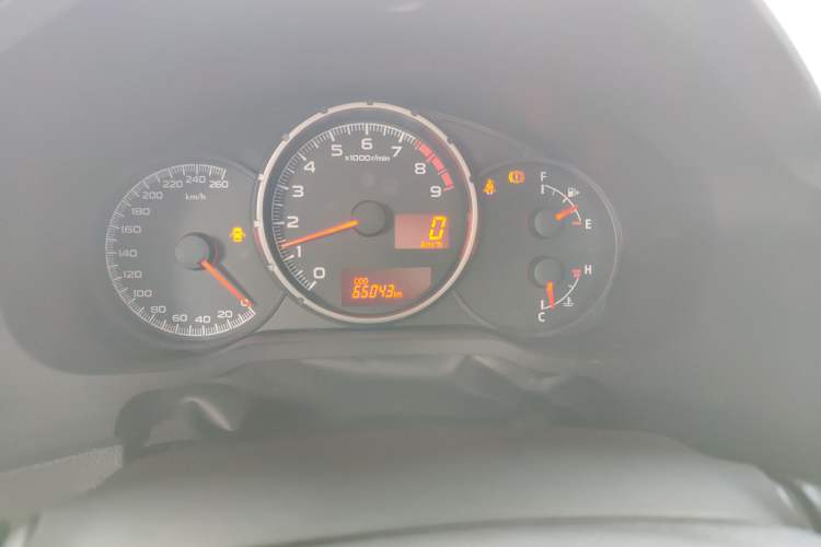 Used Subaru BRZ 2015 2.0i Manual Model Odometer Close Up