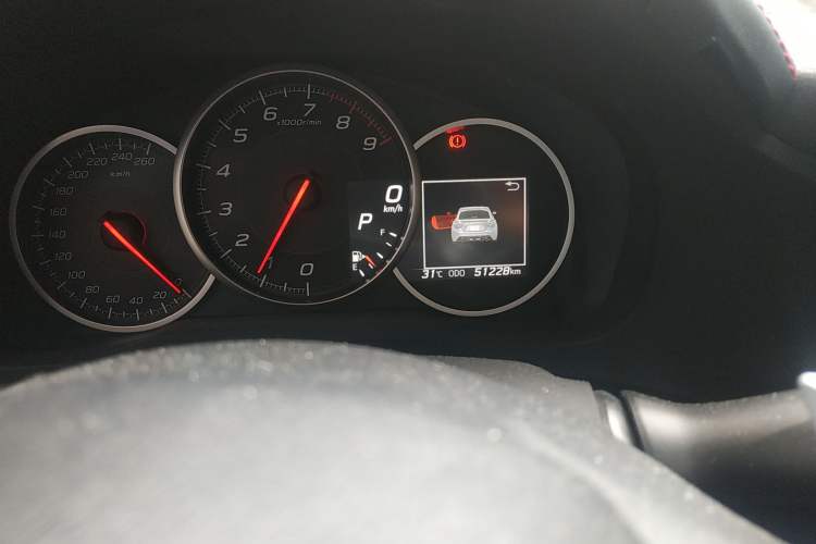 Used Subaru BRZ 2017 2.0i Automatic Type-S Edition Odometer Close Up