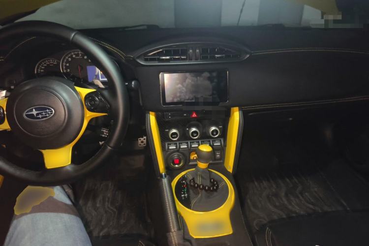 Used Subaru BRZ 2017 2.0i Automatic Type-RS Yellow Special Edition Center Console