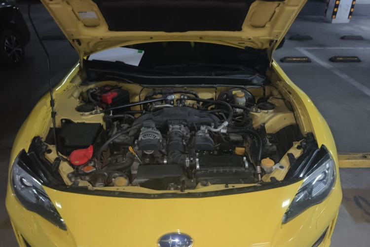 Used Subaru BRZ 2017 2.0i Automatic Type-RS Yellow Special Edition Engine Bay