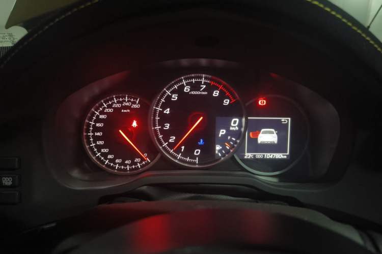 Used Subaru BRZ 2017 2.0i Automatic Type-RS Yellow Special Edition Instrument Cluster