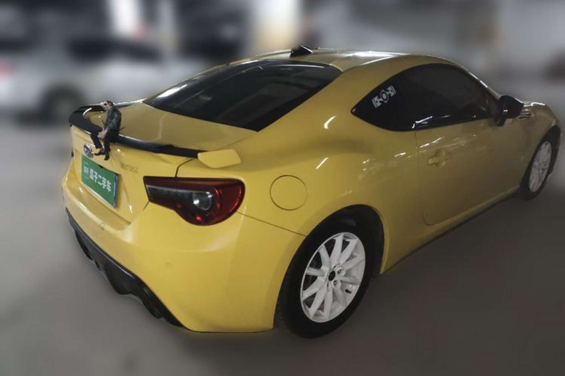 Used Subaru BRZ 2017 2.0i Automatic Type-RS Yellow Special Edition Rear Right 45 Deg
