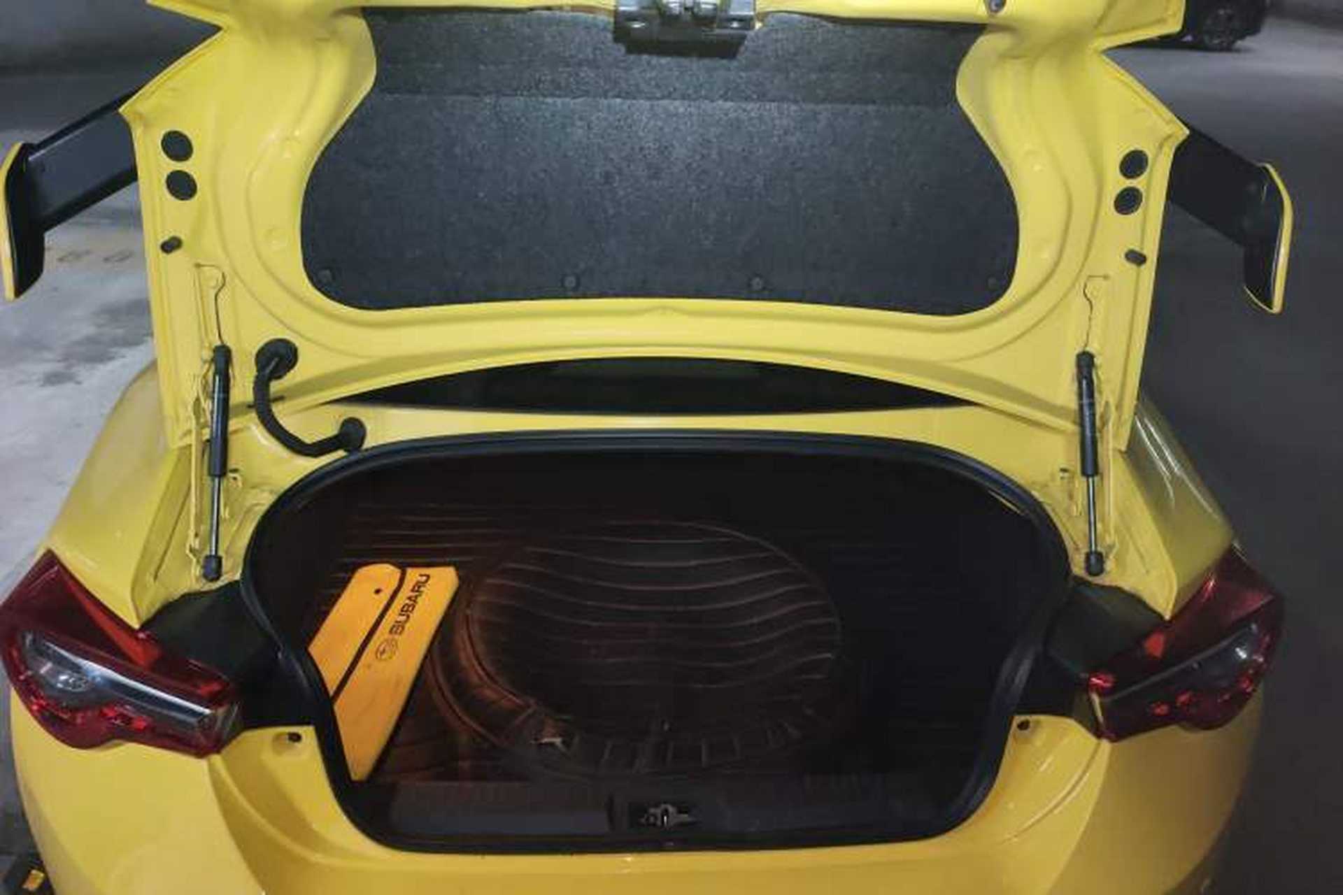 Used Subaru BRZ 2017 2.0i Automatic Type-RS Yellow Special Edition Trunk