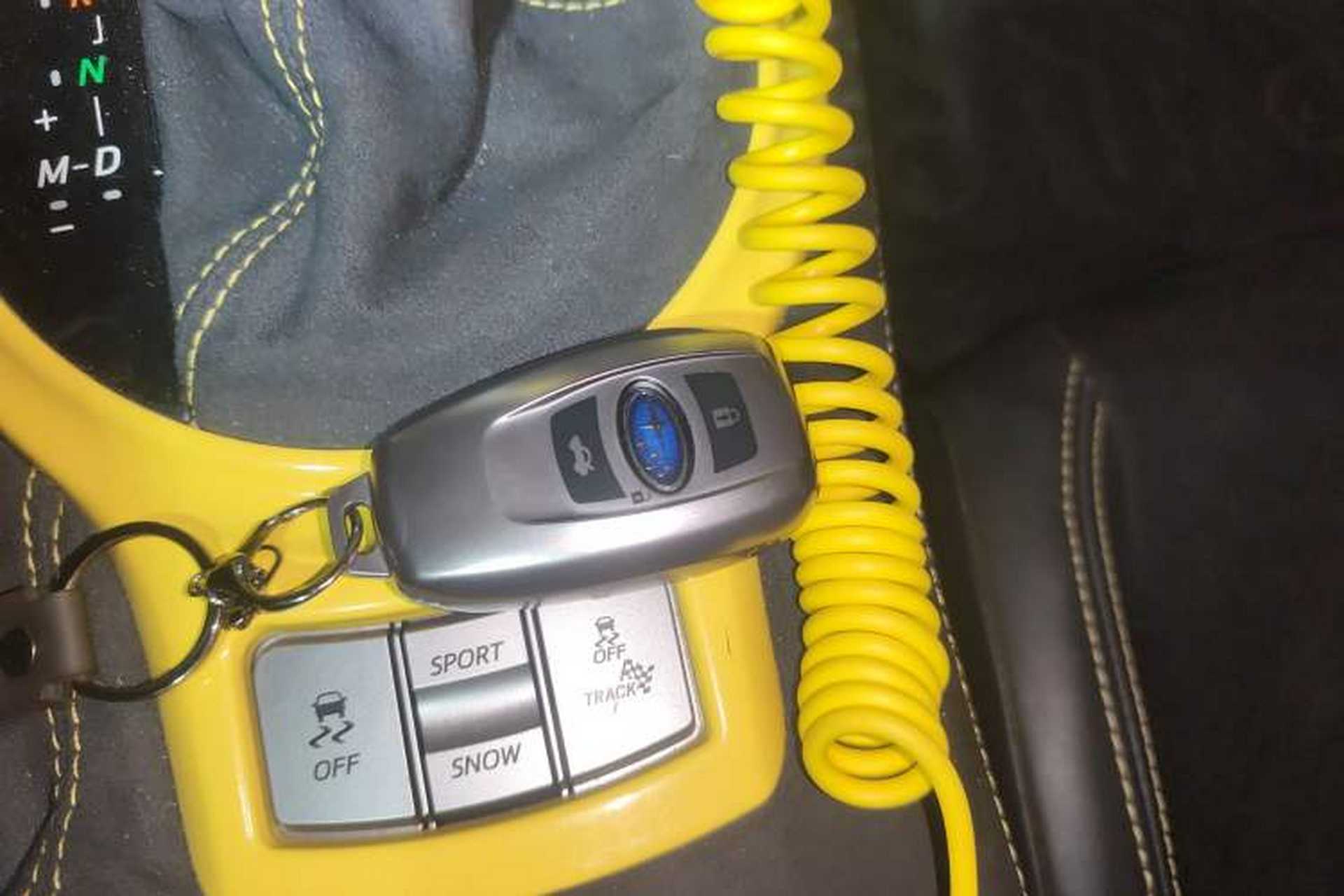 Used Subaru BRZ 2017 2.0i Automatic Type-RS Yellow Special Edition Vehicle Key