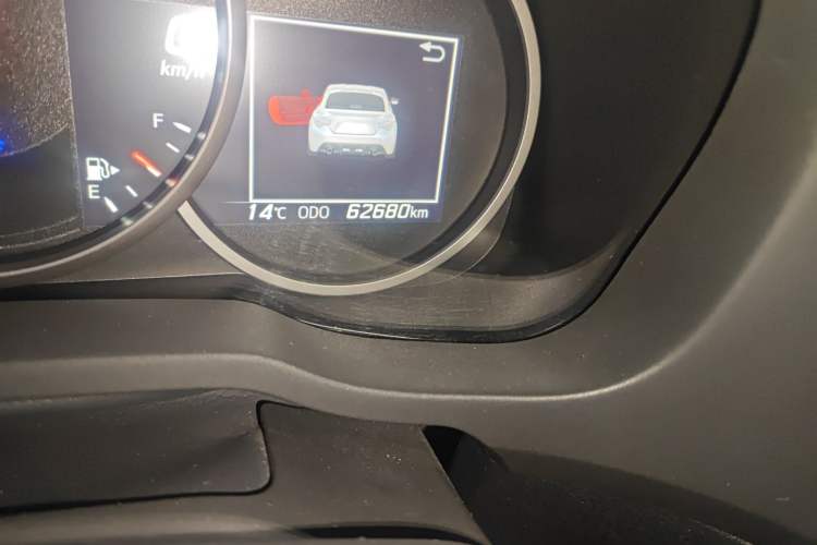 Used Subaru BRZ 2020 2.0L Manual Type-RS Edition Odometer Close Up