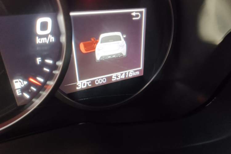Used Subaru BRZ 2020 2.0L Manual Type-RS Edition Odometer Close Up