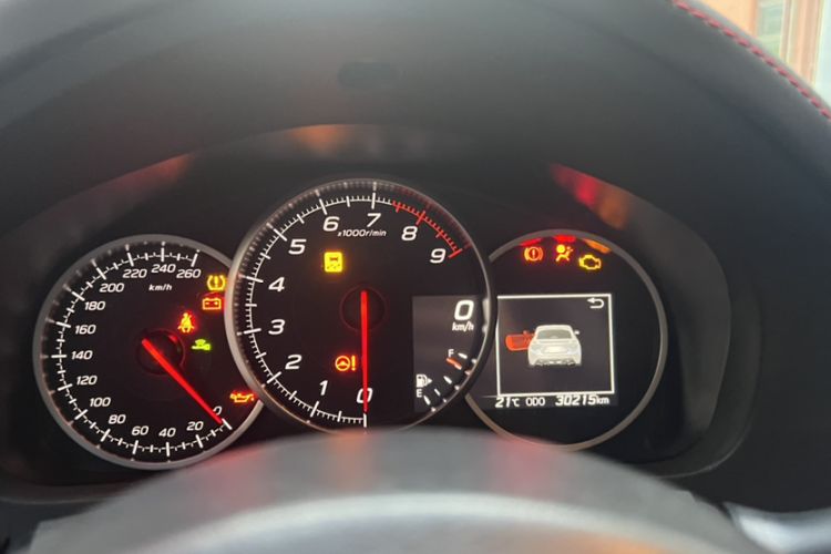 Used Subaru BRZ 2020 2.0L Manual Type-RS Edition Odometer Close Up