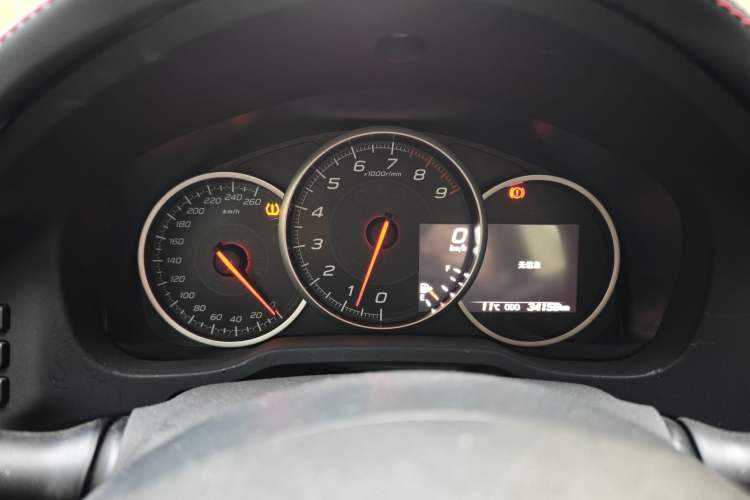 Used Subaru BRZ 2020 2.0L Manual Type-RS Edition Odometer Close Up