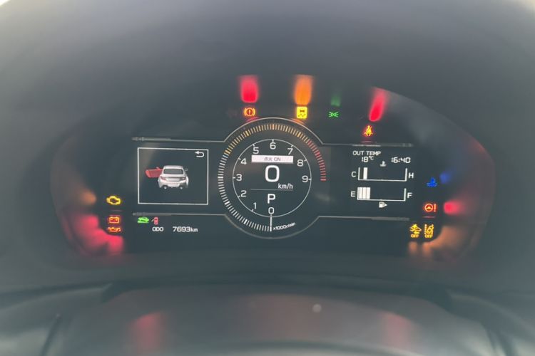 Used Subaru BRZ 2020 2.0L Automatic Type-RS Version Odometer Close Up