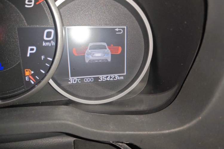 Used Subaru BRZ 2020 2.0L Automatic Type-RS Version Odometer Close Up