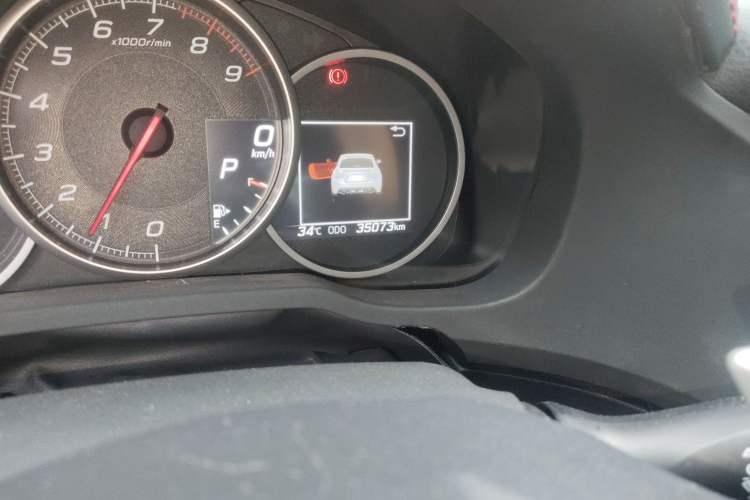 Used Subaru BRZ 2020 2.0L Automatic Type-RS Version Odometer Close Up