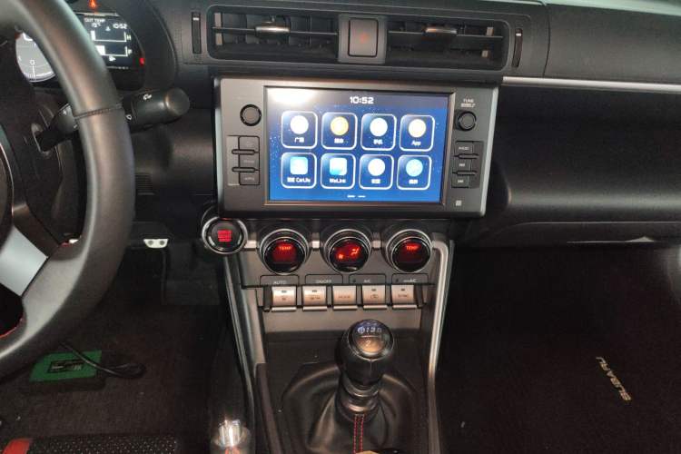 Used Subaru BRZ 2022 2.4L Manual Version Audio And AC Panel
