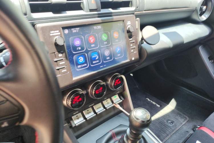 Used Subaru BRZ 2022 2.4L Manual Version Audio And AC Panel